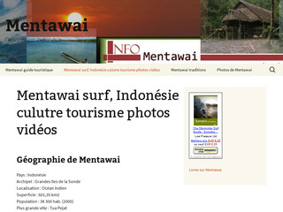 Détails : Mentawai, Indonésie Grandes îles de la Sonde