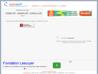 Détails : Previsurf - Prévisions vagues et vents