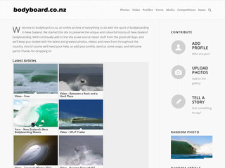 Détails : bodyboard.co.nz - Le bodyboard en Nouvelle-Zélande